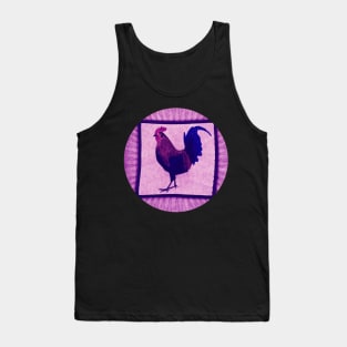 Little Red Rooster Purple Tank Top